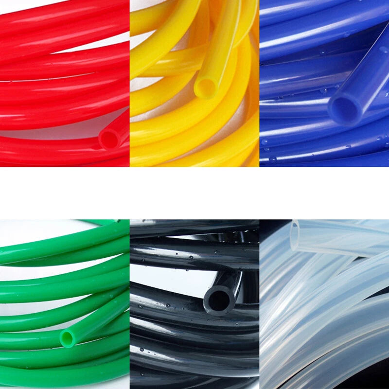 Food Grade Silicone Tubing — Flexible Rubber Hose, ID 1mm–25mm, Multi-Color