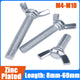Butterfly Wing Bolts Screws Thumb Screws M4 M5 M6 M8 M10 Wing Bolts Zinc Plated