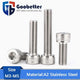 M3 M4 M5 Socket Head Cap Screws – A2 Stainless Steel, High Strength & Corrosion Resistant