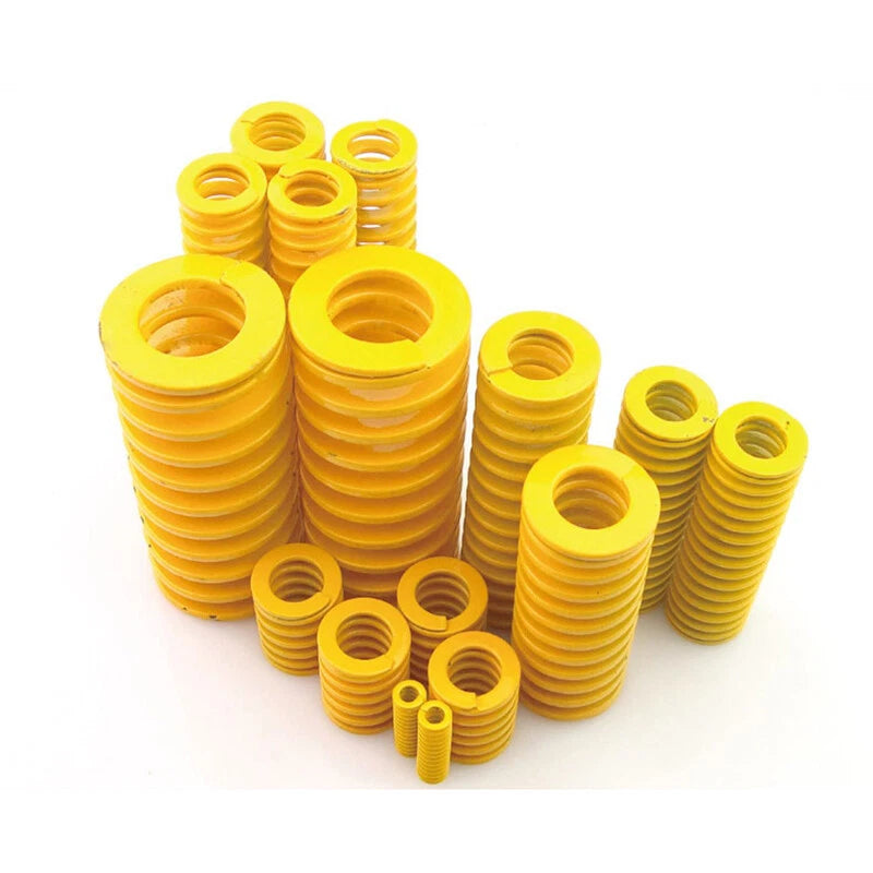 Die Compression Spring Heavy Load Duty Yellow 10/11mm ID 20-300mm Length