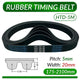 HTD 5M Timing Belt — 5mm Pitch, 20mm Wide | CNC, Robotics & 3D Printer Drive Belt