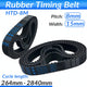 HTD 8M Timing Belt 15mm Width Closed Loop CNC Synchronous Belt
