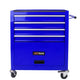 4 Drawers Multifunctional Tool Cart With Wheels-Blue