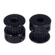 2GT 20T 5/8mm Bore Pulley Gear Wheel for 3D Printer Timing Belt 6mm Width Black