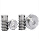 Stainless Steel A2 Module 1 Worm Shaft Worm Gear Wheel 15 to 60 Tooth Precision