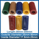 Heavy Load Duty Compression Die Spring ISO - 35-50mm Diameter & Up To 300mm Long