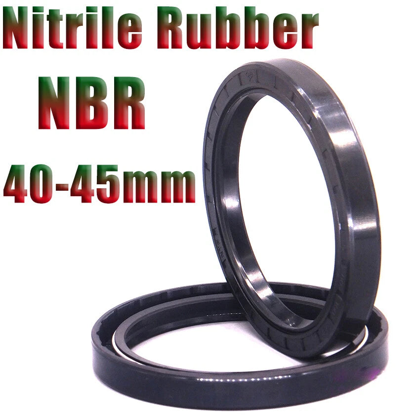 TC Oil Seal 40-45mm Inner Diameter – NBR Nitrile Rubber, Metal Frame & Spring