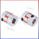 D45xL66mm CNC Flexible Shaft Coupling Spider Splined Jaw Plum Alu Coupler Motor