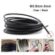 Stainless Steel Wire Rope Lifting Metal Cable Clear Black PVC Coated Φ0.6mm-5mm