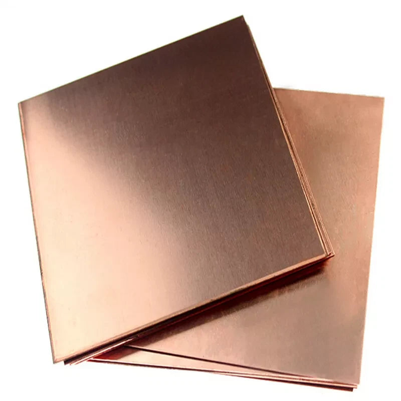 0.5mm-5mm Thick T2 Pure Copper Plate-Sheet Copper Block 35*50 55*100 100*200mm