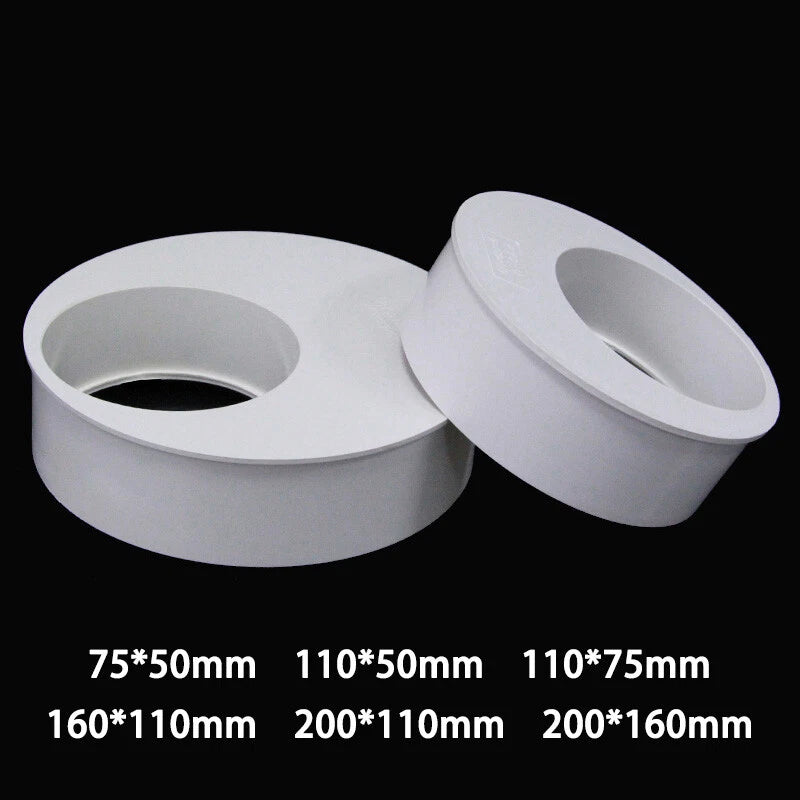 PVC Eccentric Reducer Bush Water Adhesive Fittings 50mm-200mm Drain Waste Vent