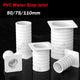 PVC Water Stop Joint Waterproof Sleeve Fittings Straight Drainage 50 75 110mm