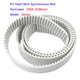 Polyurethane Open Timing Belt 30mm Wide | PU White | 2004–2598mm Perimeter