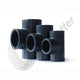 Tee Connectors Grey UPVC Fittings Φ20mm Φ25mm ~ Φ110mm UPVC Slip 3 Way Tee