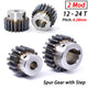 2 Mod 45# Steel Spur Gear 10-24T Bore 8-25mm Pinion Gear with Step Motor Gear