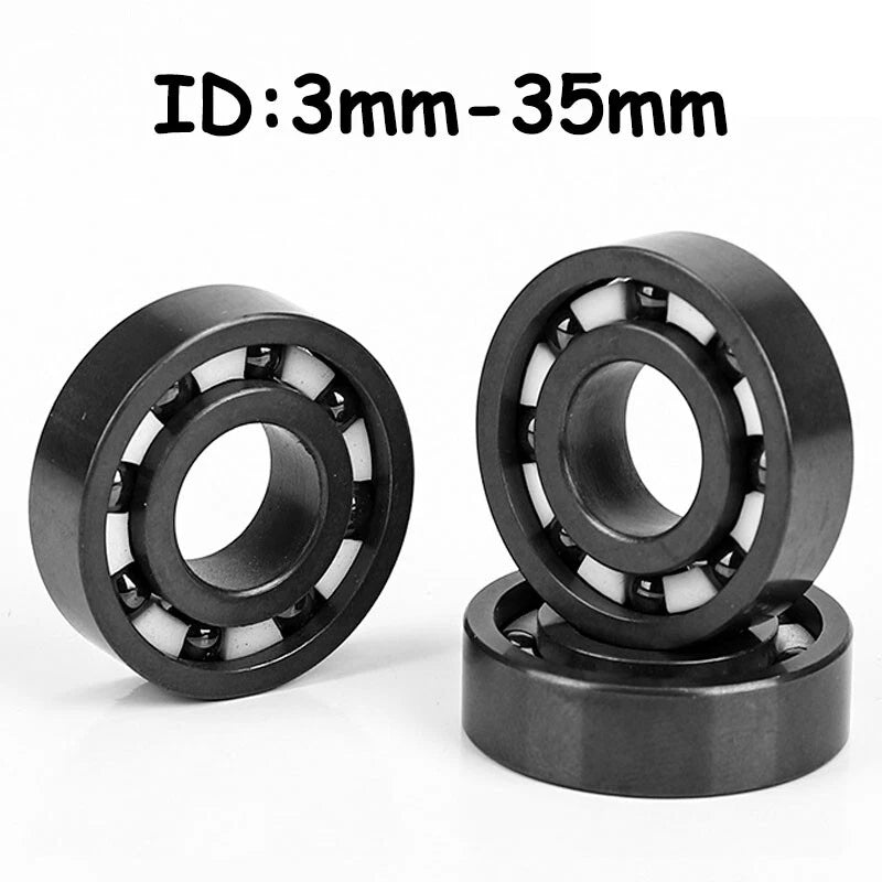 603-6906 Silicon Nitride Full Ceramic Ball Bearings ID 3mm-35mm Si3N4 Insulation
