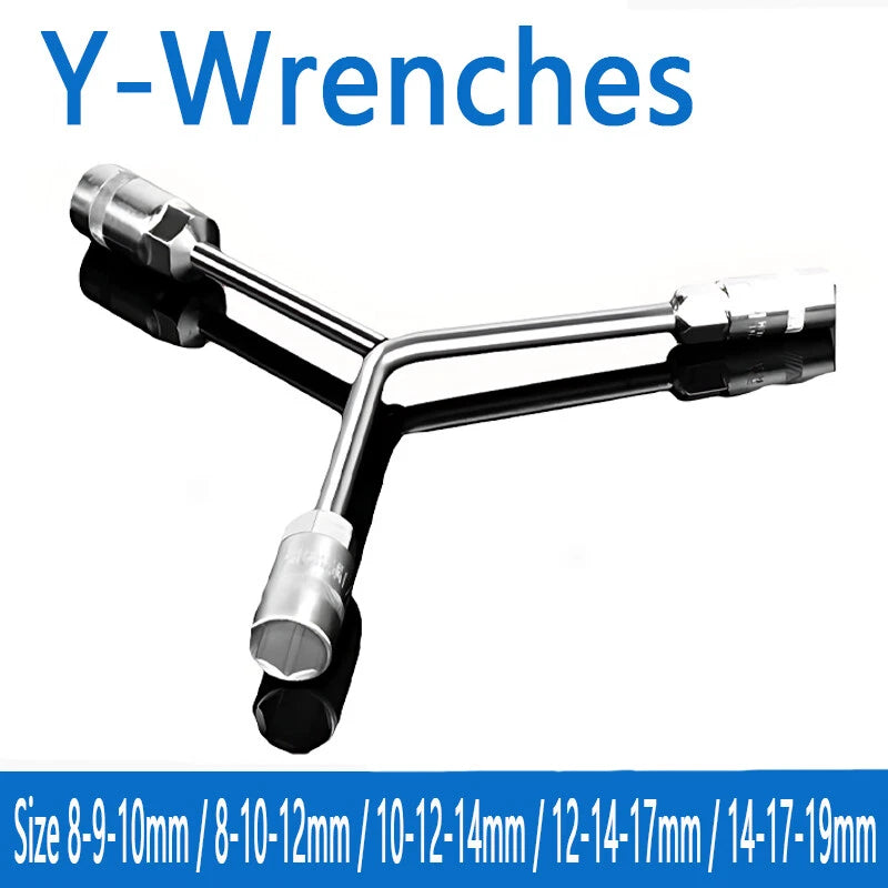 8mm 10mm 12mm 14mm Y Shaped Hexagonal Hex Socket Wrench Spanner Repair Tool