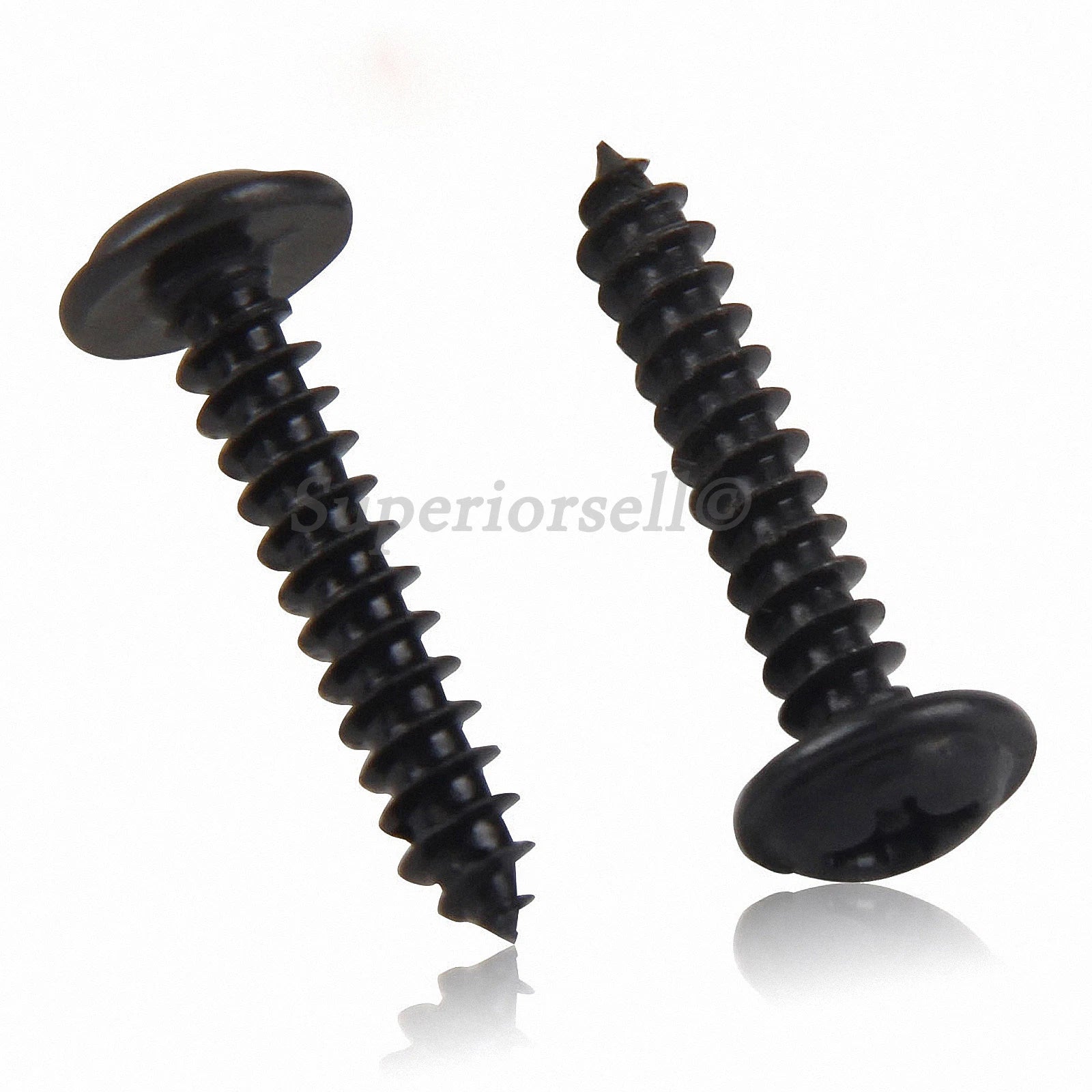 Phillips Modified Truss Head Self Tapping Screws – M1.2 to M4, Black Zinc