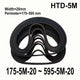HTD 5M Timing Belt 20mm Wide – Closed Loop Synchronous Drive Belt (175mm–595mm)