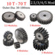 2.5/3/4/5M 45# Steel Spur Gear 10-70 Teeth 30-180mm OD Transmission Gear For CNC