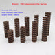 Brown - TB Compression Die Spring (Super Heavy Load) Mold Springs,OD Ø6mm-60mm
