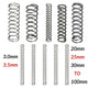 5pcs Wire Dia. 3.0-3.5 mm OD 18mm-40mm Small Springs Compression Spring Steel