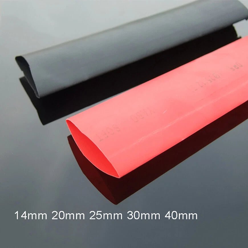 Large Diameter Heat Shrink Tubing for RC Battery Packs — Φ14mm to Φ40mm, 1 Meter Sleeves - HomeDIYer