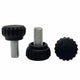 M3 M4 M5 Knurled Thumb Screws Dia 13mm Plastic Round Head Hand Grip Knob Bolts