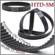 HTD 5M Timing Belt Closed Loop — 5mm Pitch, 15mm–30mm Width, Multiple Lengths