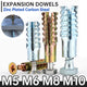 Serrated Expansion Anchors for Concrete & Hollow Walls — M5 to M10