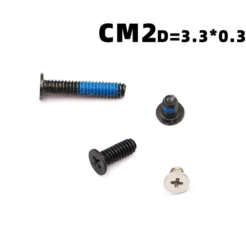 M2 Carbon Steel Phillips Ultra‑Thin Flat Head Machine Screws – Cross Drive, for PC & Laptop Repair (2–10mm)