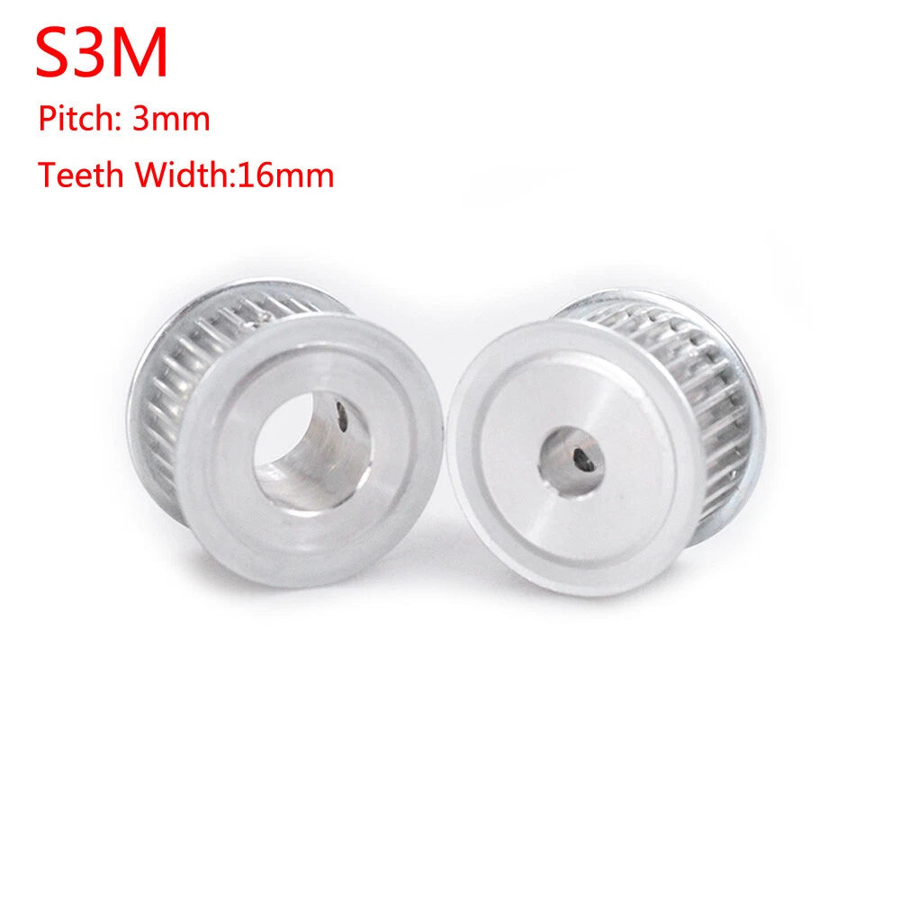 S3M 15T-60T Timing Belt Pulley Pitch 3mm AF-type CNC Drive Pulleys Width 16mm