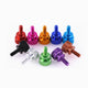 Color Aluminum Alloy Flared-Collar Knurled-Head Thumb Screws M6 Metric 14-50mm
