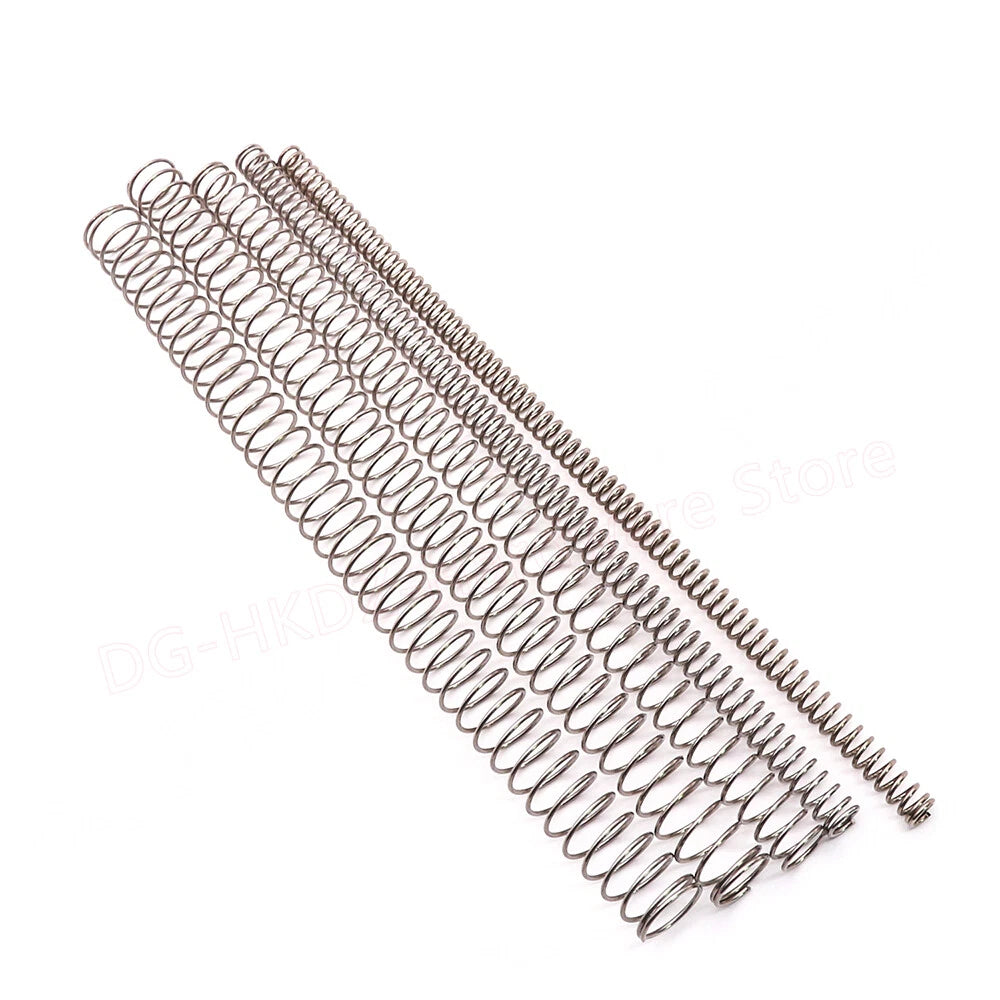 Y-Type 304 Stainless Steel Long Compression Spring 1-2mm Wire Dia 305mm Length