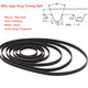MXL Timing Belt – 10mm Wide, 2.032mm Pitch, Black Rubber Synchronous Belt (27–2046 Teeth)