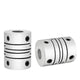 D16D19D20 Flexible Shaft Couplings Parallel Slit Coupler Servo Motor Encoder CNC