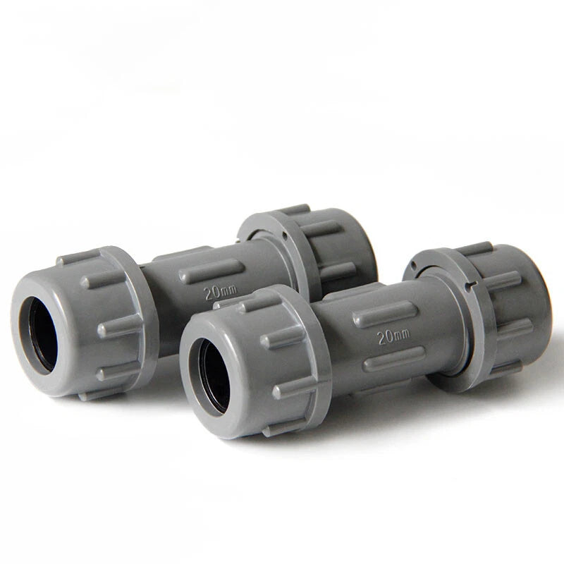 PVC Pipe Quick Connector Adapter Coupling 20-160mm  Compression Pipe Fittings