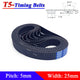 T5 Timing Belt 5mm Pitch 25mm Wide Closed Loop Rubber Synchronous Belt
