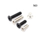 M1–M4 Mini Countersunk Phillips Machine Screws – Carbon Steel, Nickel/Black Zinc, 4–12mm for Smartwatches & Electronics