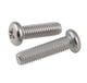 M4 M5 304 Stainless Steel Phillips Pan Head Screws – Fully Threaded, Corrosion Resistant
