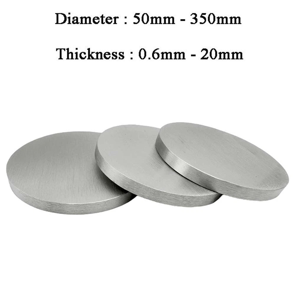 Round Precision Laser Cutting A2 Stainless Steel Blanks Discs Metal Sheet Custom