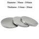 Round Precision Laser Cutting A2 Stainless Steel Blanks Discs Metal Sheet Custom