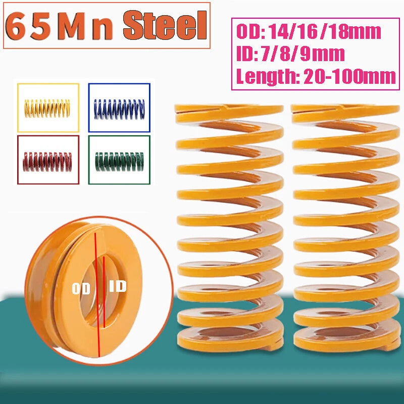 Heavy Load Duty Compression Spring OD 14-18mm Length 20-100mm Die Mould Spring