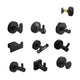 Coat Robe Hooks Stainless Wall Mount Door Hanger Bathroom Towel Black Multi-Type