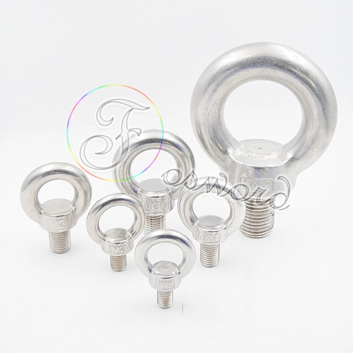 Stainless Steel Lifting Eye Bolts & Eye Nuts — M3 to M16, A2/A4 Grade - HomeDIYer