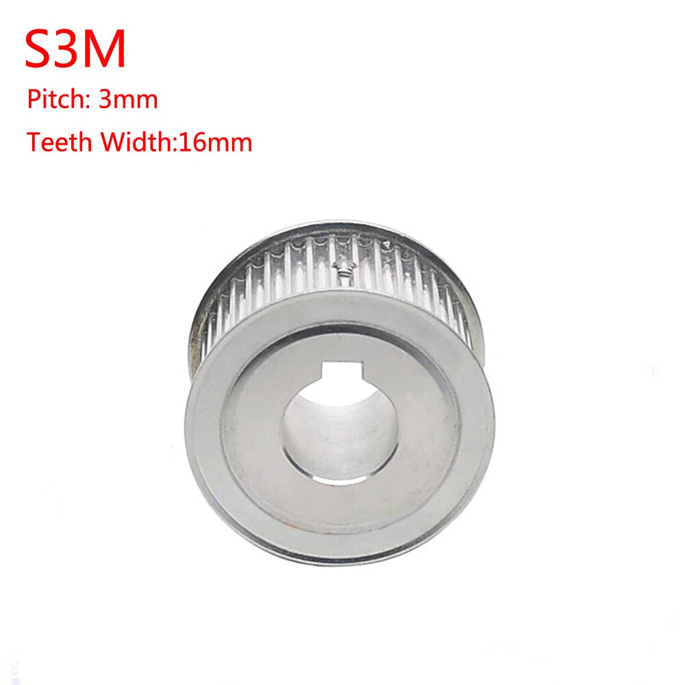 S3M 18-90T Timing Belt Pulley Pitch 3mm AF-type With Keyway CNC Drive Width 16mm