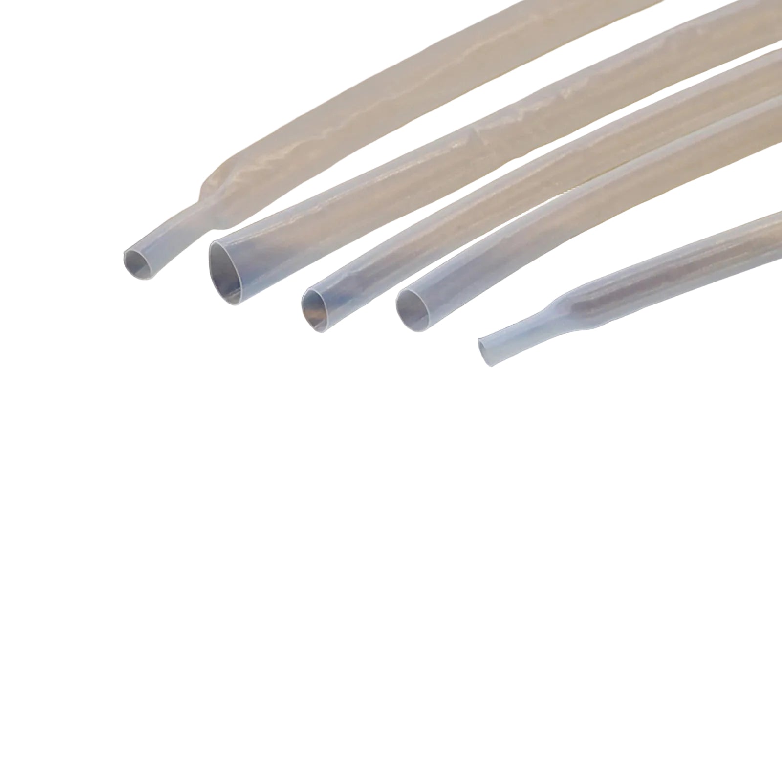 PTFE Heat Shrink Tubing — 1.7:1 & 4:1 Shrink Ratio, 300°C Rated, Oil Resistant