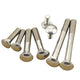 M6 M8 A2 304 Stainless Steel Carriage Bolts — Cup Square Coach Bolts, Full Thread, 12mm–60mm