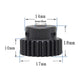Mod 1 Steel Spur Gear 15 Tooth Bore 4/5/6/7/8mm Transmission Pinion with Screw