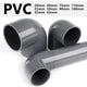 PVC Pipe Fittings Connector 90° Elbow Adapter Solvent Weld ID 20mm - 160mm Grey
